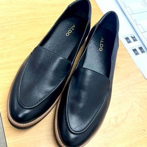 ALDO ladies loafers black size 9 comfy and stylish